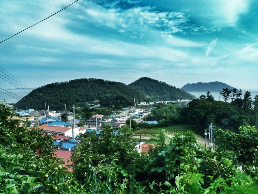 bike trip in Korea