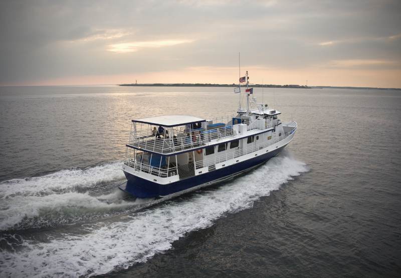 ferry with bike south korea